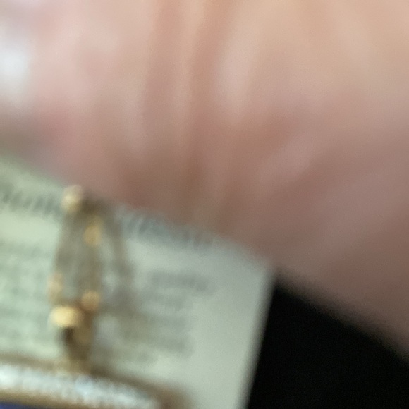 Lapis pendant w/chain by Technibond 18Kt gold bonded to Sterling Silver New - Picture 3 of 8